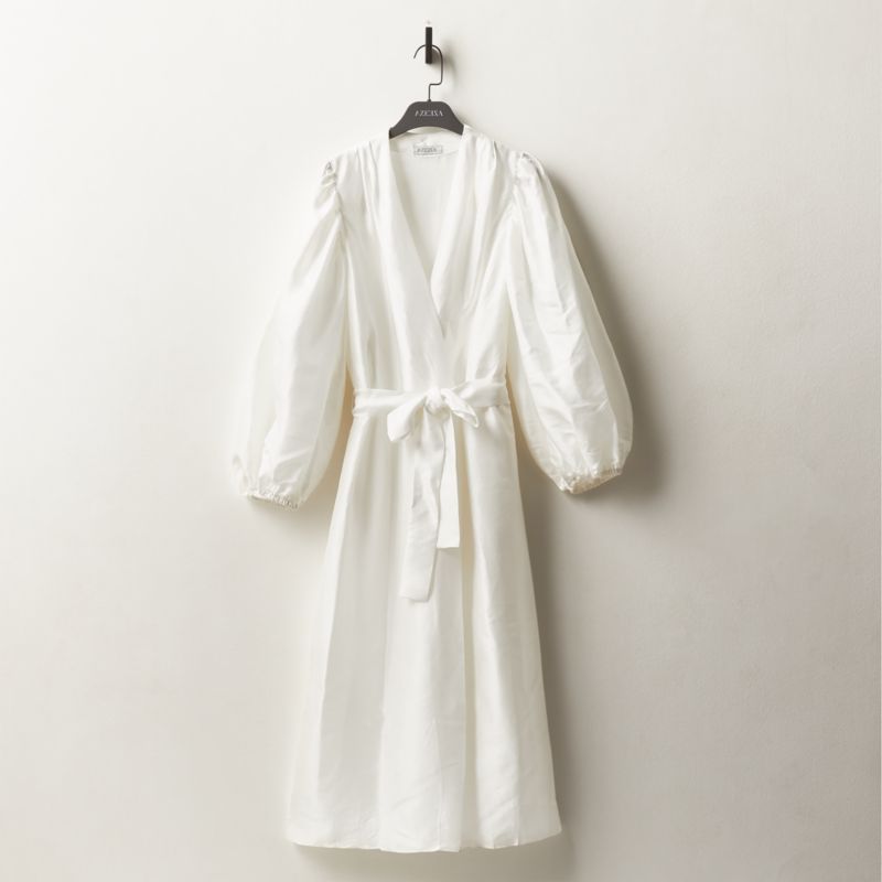 Azeeza Silk Robe Wrap Dress | CB2 | CB2