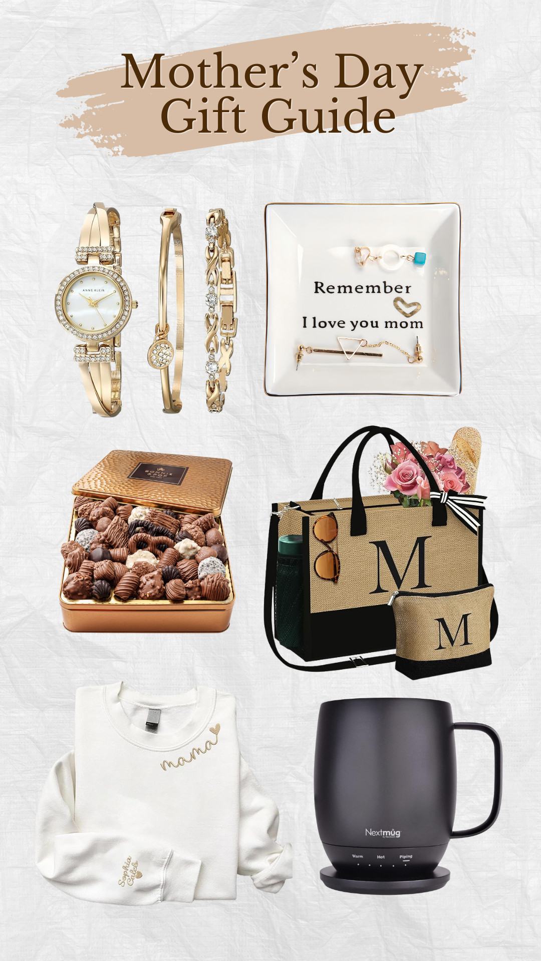 Sweet and thoughtful gift ideas for mom 💝
Things she’ll truly appreciate.

#MothersDayGifts #GiftGuide #ThoughtfulGifts #GiftIdeasForMom #LTKFinds #LTKStyle #EverydayEssentials #MeaningfulGifts #MomLife 

 #LTKMothersDay #LTKU