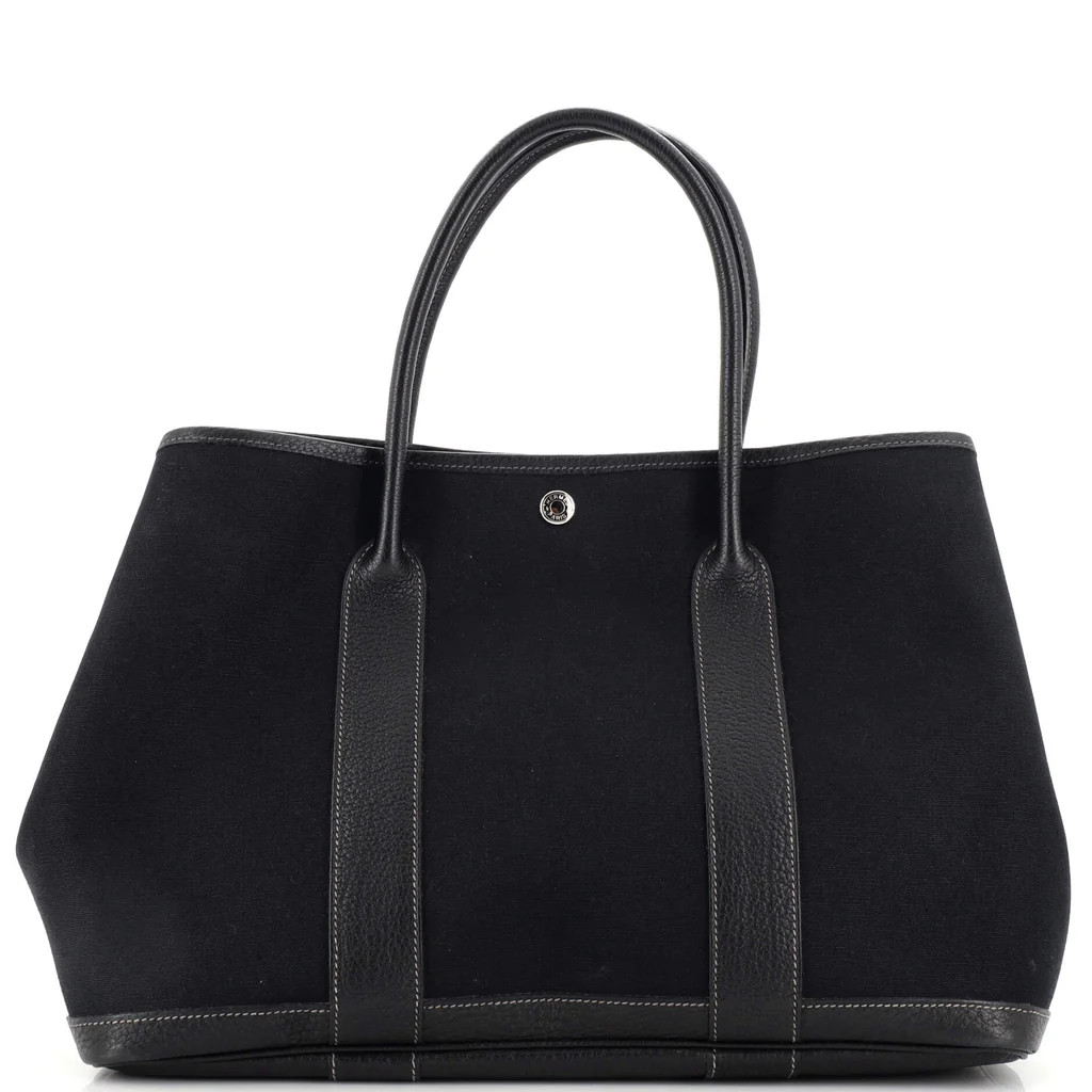 Garden Party Tote Toile and Leather 36 | Rebag