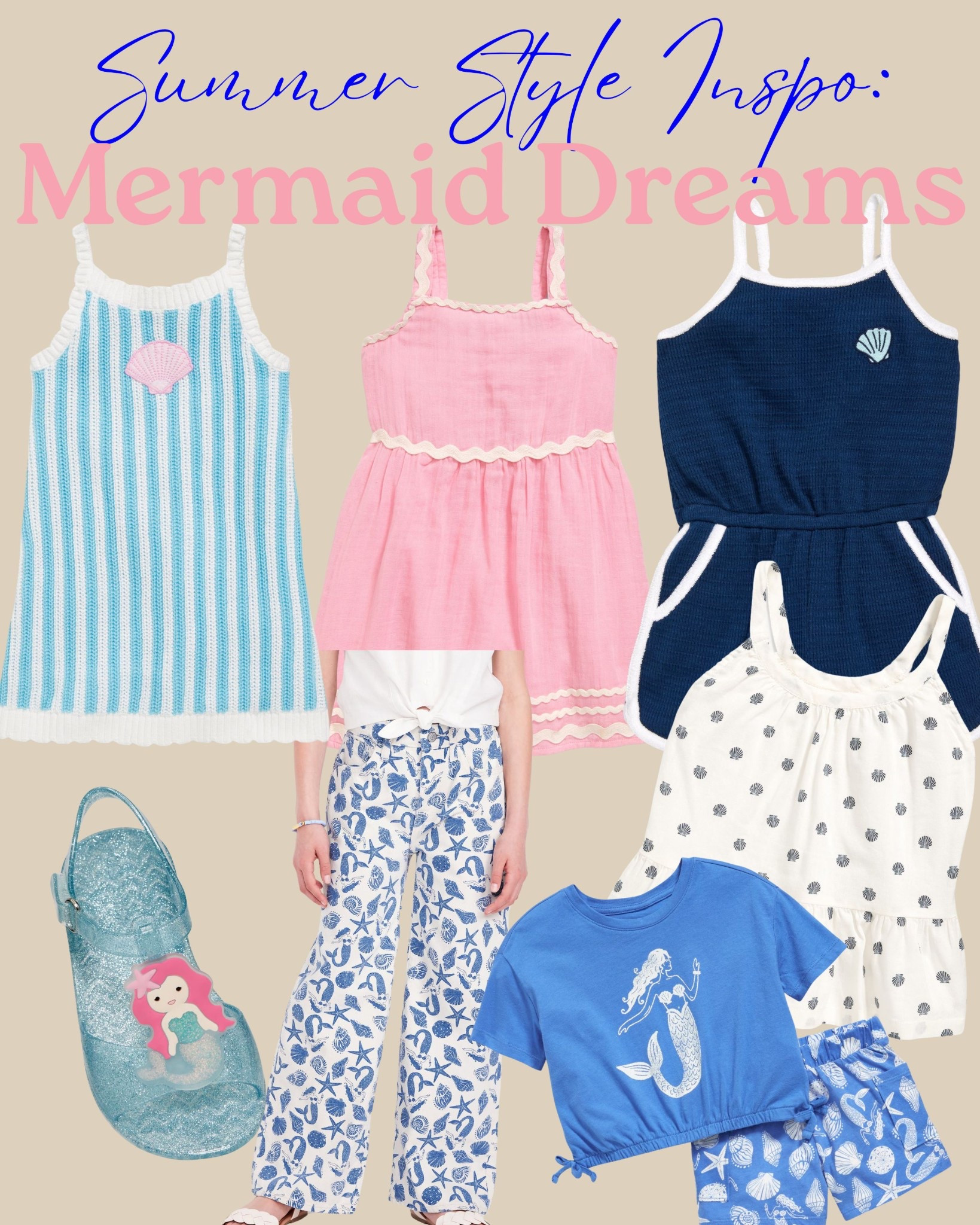 The cutest mermaid inspired looks at #oldnavy! 

#LTKSwim #LTKKids #LTKFamily