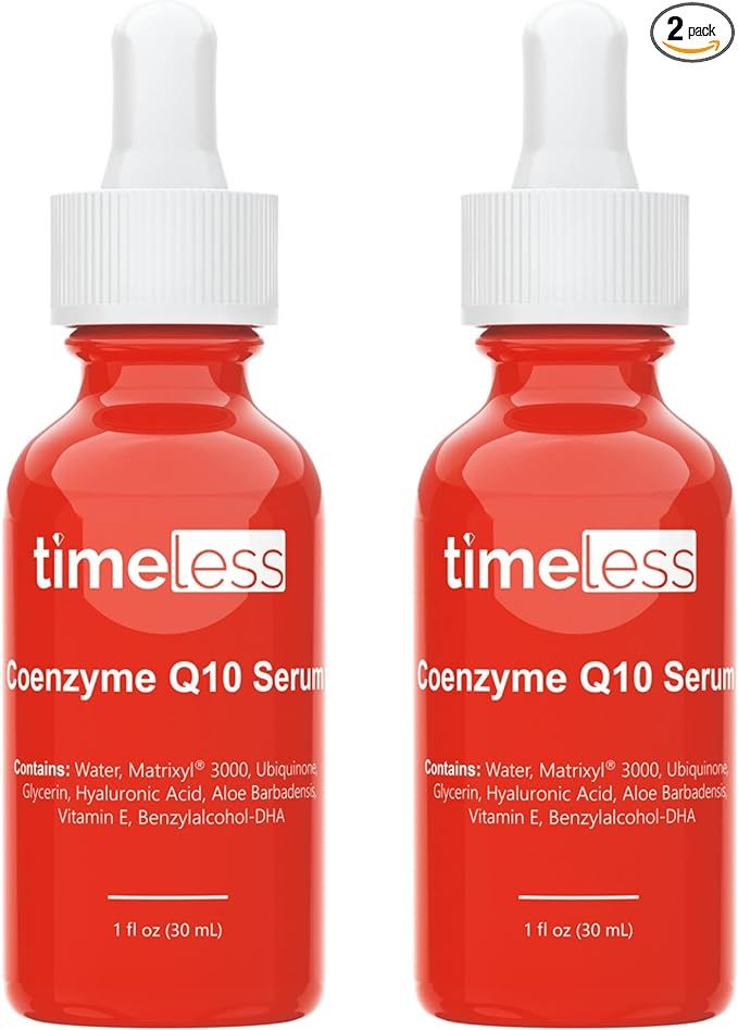Timeless Skin Care Coenzyme Q10 Serum - 1 oz, Pack of 2 - Powerful Anti-Aging Formula with Coenzy... | Amazon (US)
