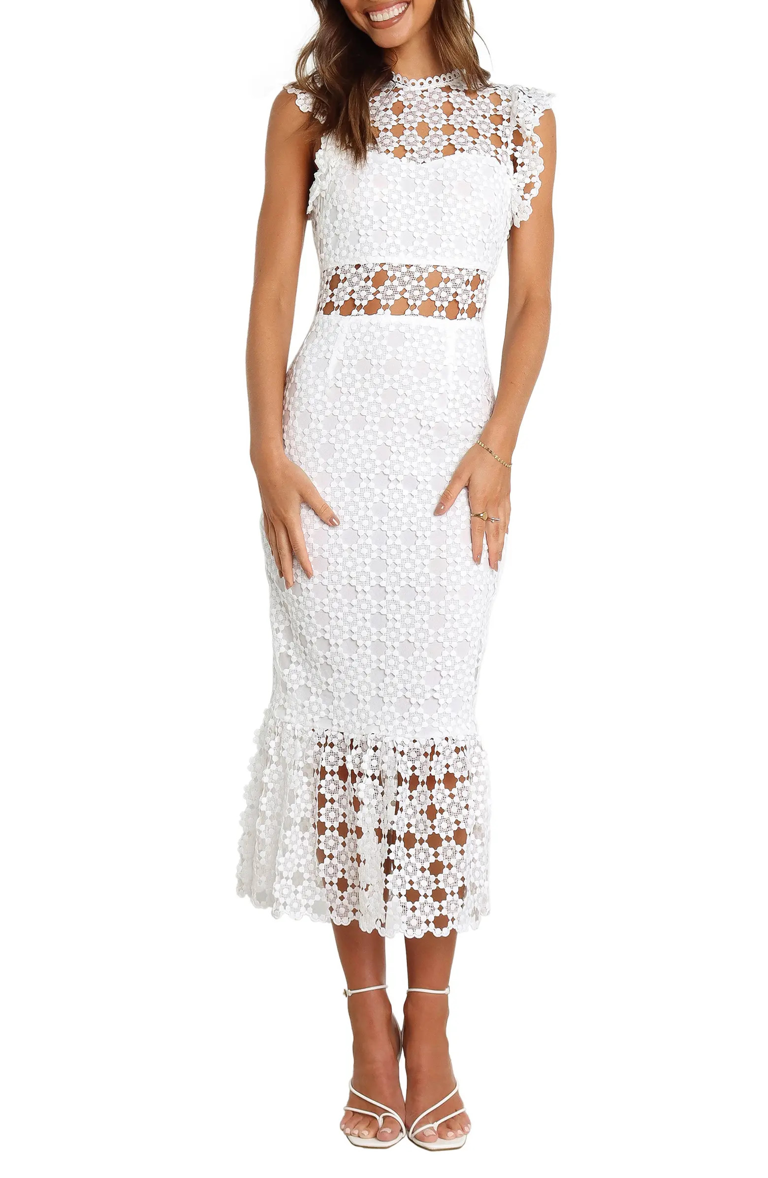Lauren Lace Overlay Dress | Nordstrom