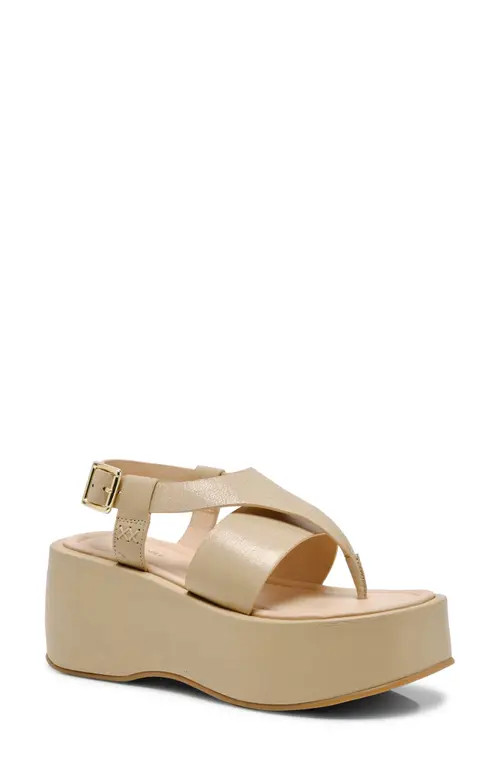 Free People Holt Ankle Strap Platform Sandal in Silt at Nordstrom, Size 11 | Nordstrom