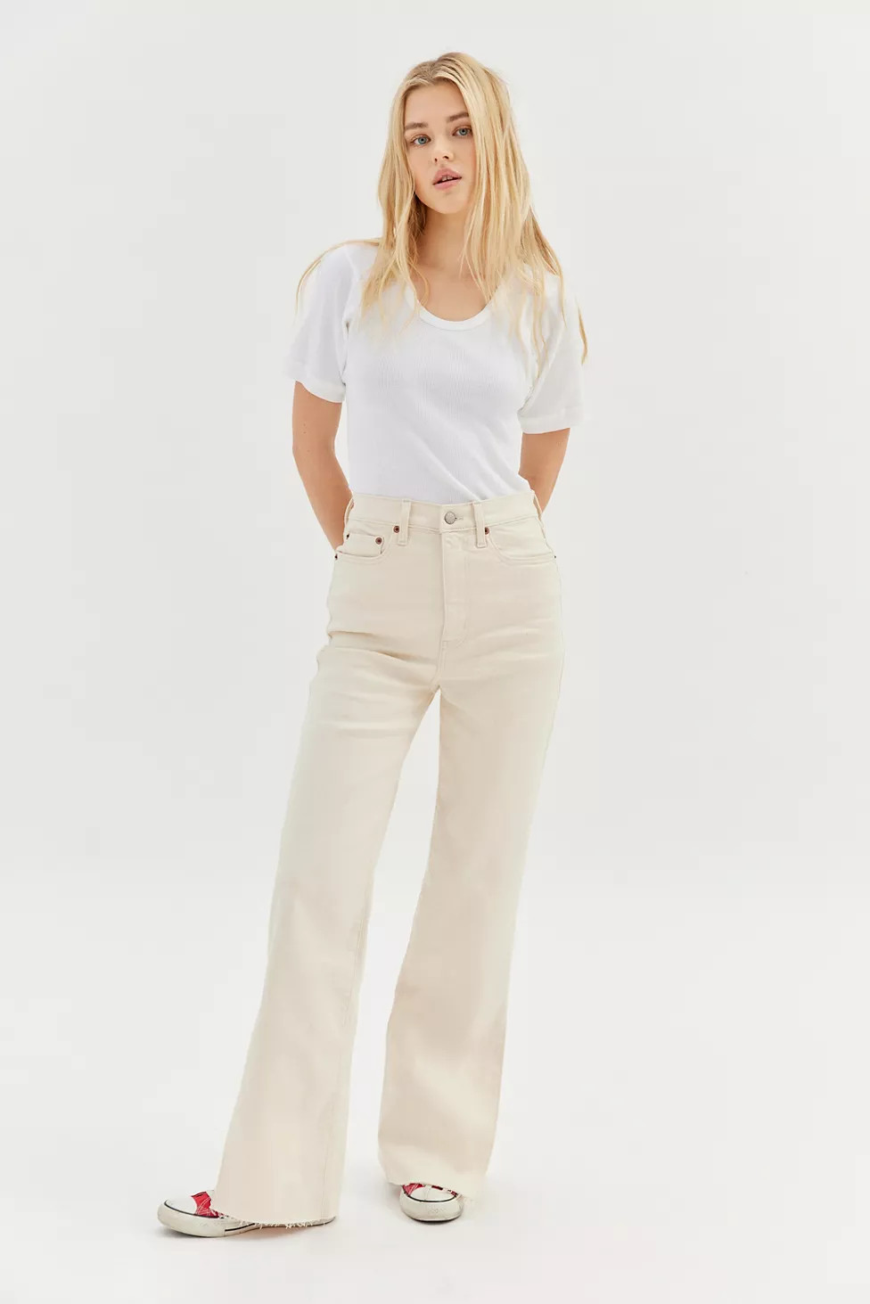 Daze Far Out Split Hem Jean - Raw Cut | Urban Outfitters (US and RoW)