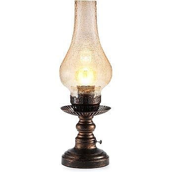 UMEXUS Vintage Rechargeable Cordless Table Lamp, Small Battery Powered Lamp | Touch Control Dimme... | Amazon (US)