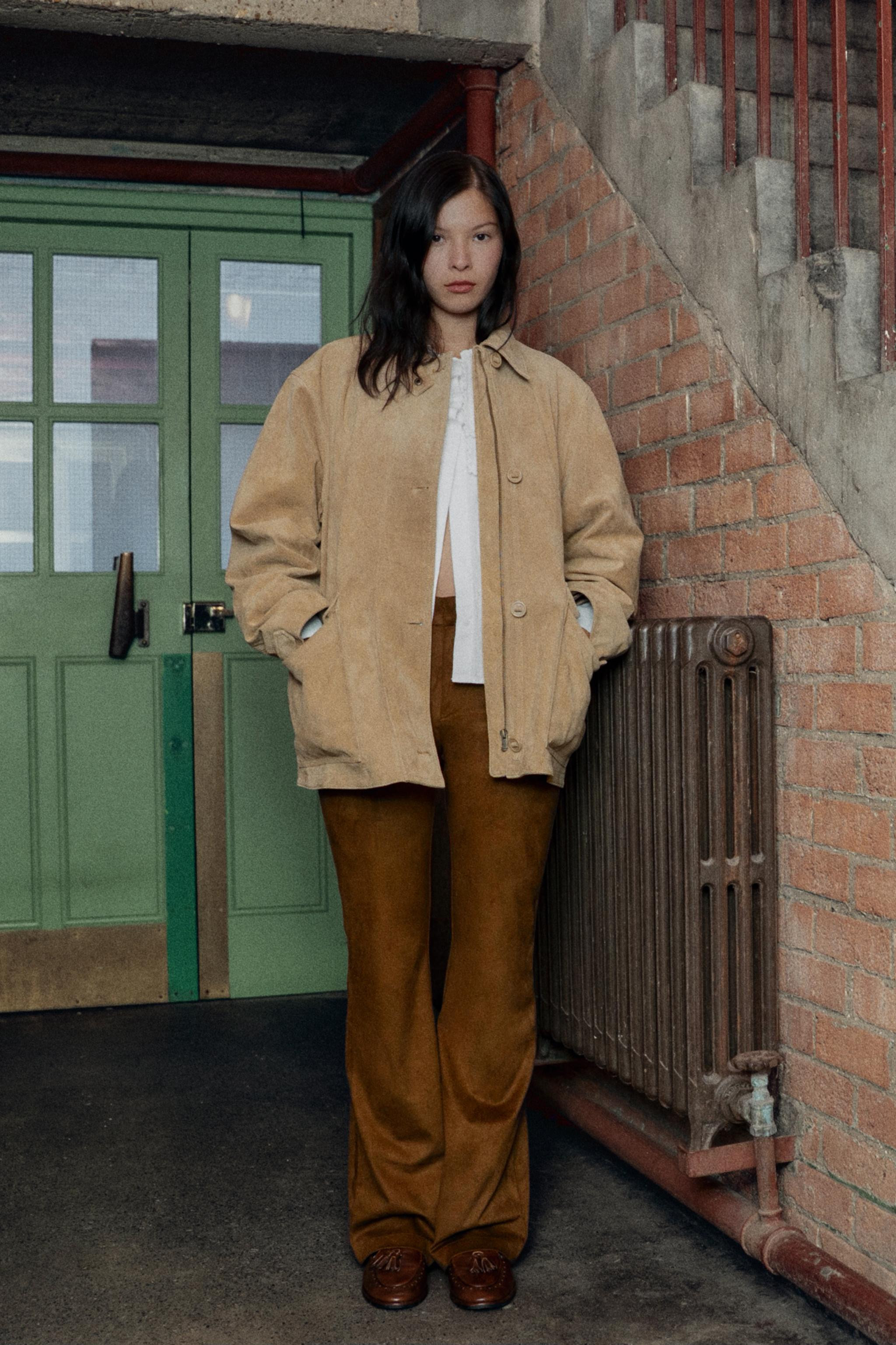 100% SUEDE LEATHER JACKET | Zara US