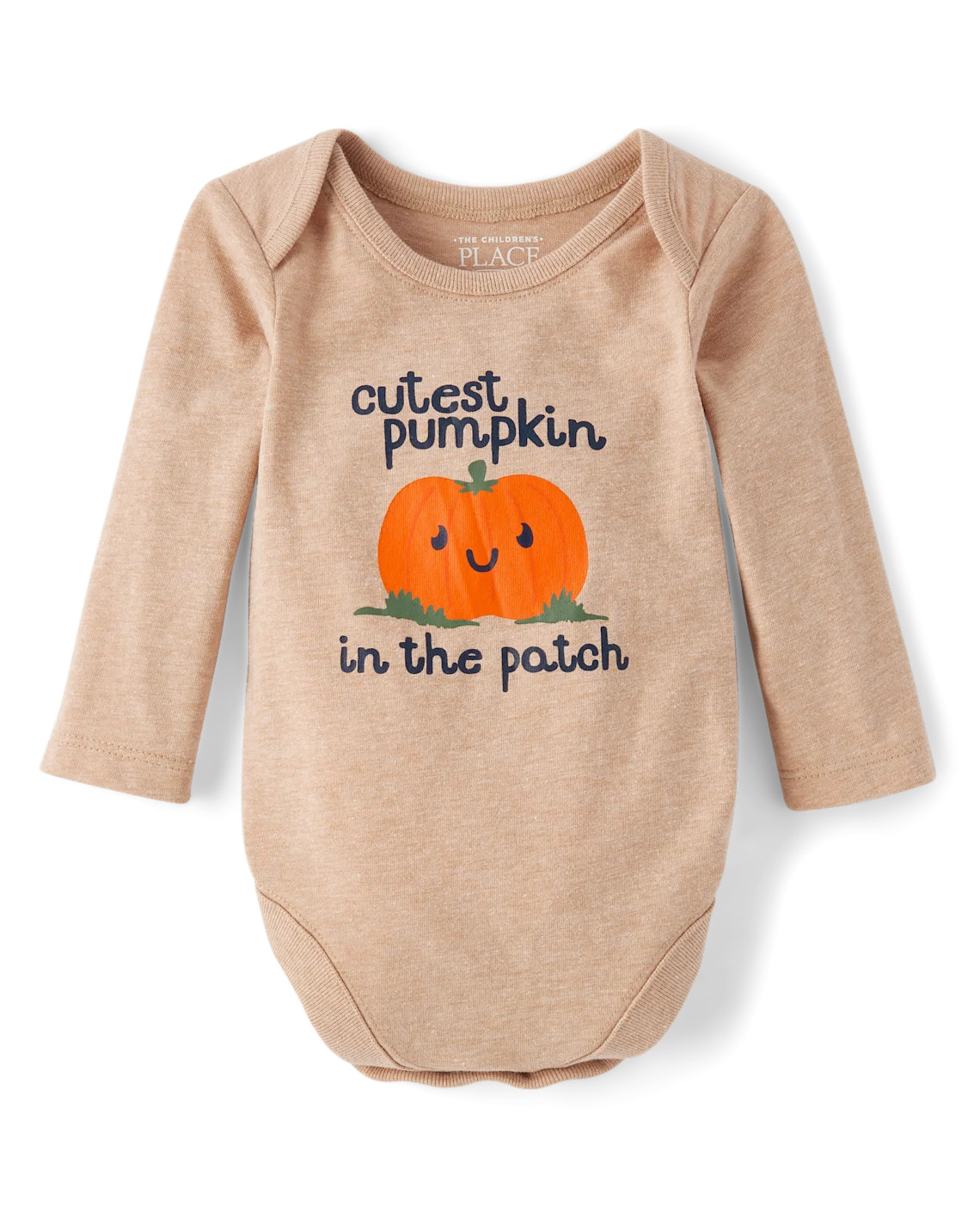 Baby Cutest Pumpkin Patch Graphic Bodysuit - tan | The Children's Place