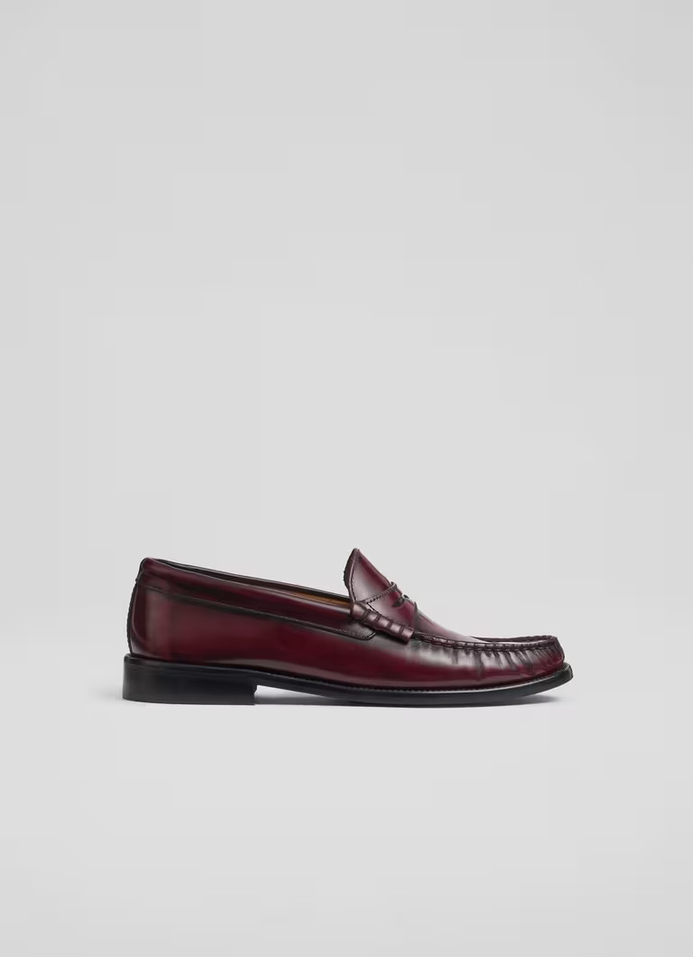 Solo Bordeaux Casual Loafer | L.K. Bennett (UK)