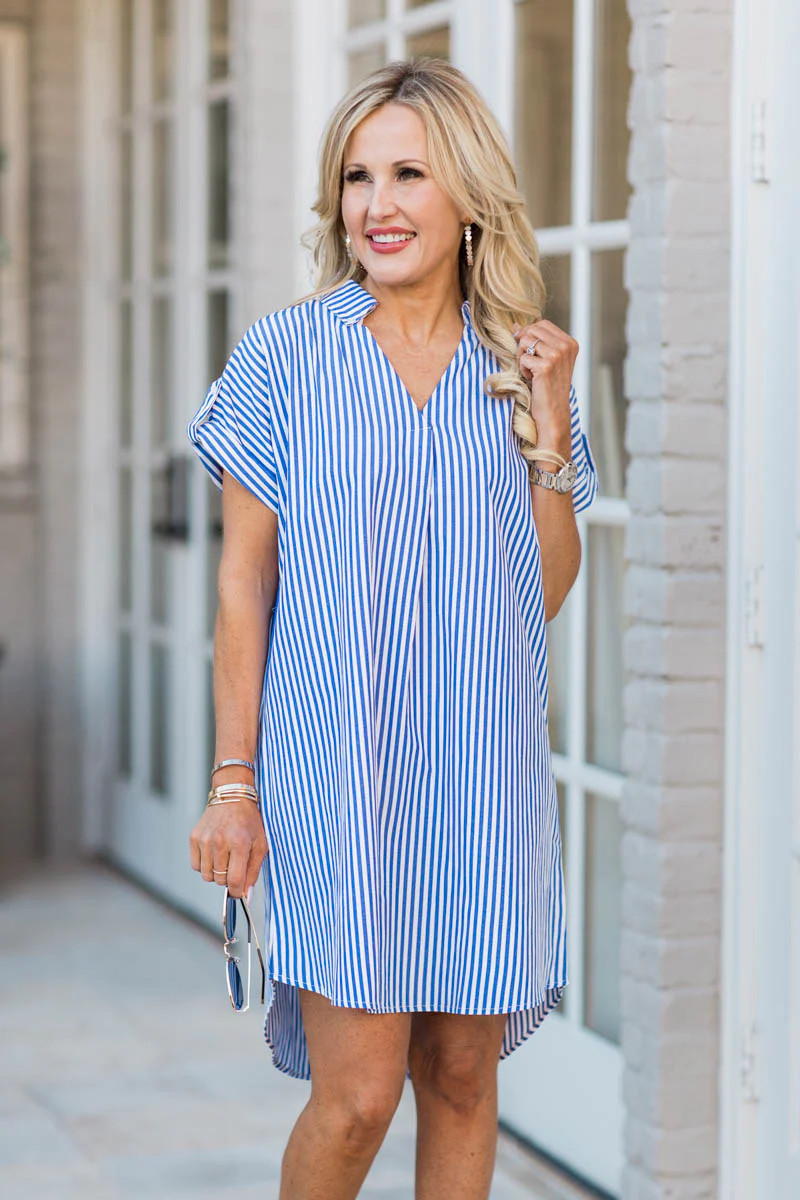 Malissa Dress- Blue | Avara