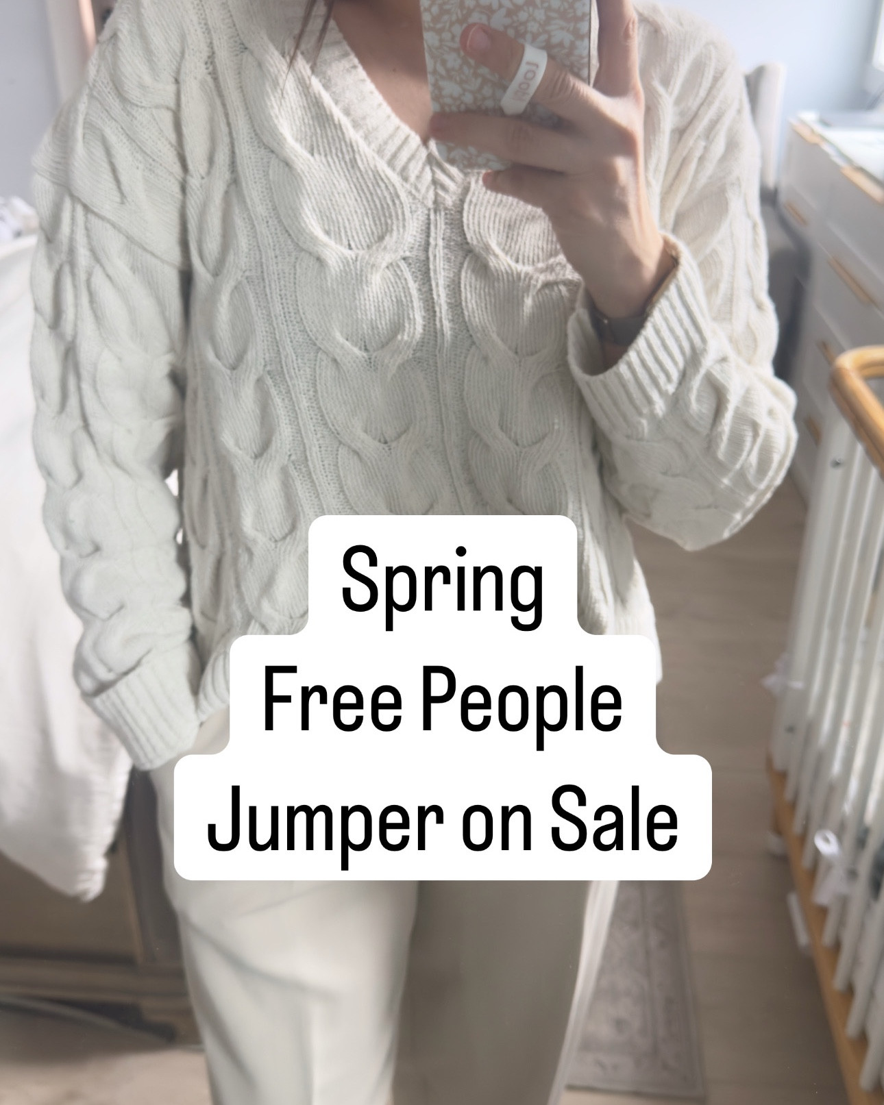 
I love this cable knit jumper by free people such a good spring piece to have in your wardrobe. 

#LTKMidsize #LTKSaleAlert #LTKFindsUnder50