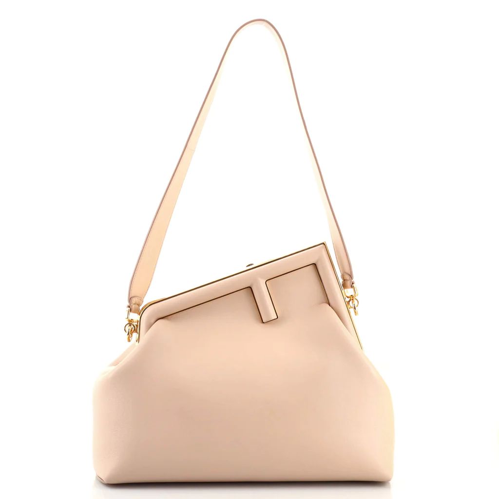 Fendi First Bag Leather Medium Pink 1212313 | Rebag