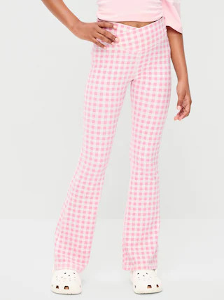 High-Waisted PowerChill Crossover Flared Leggings for Girls | Old Navy (CA)