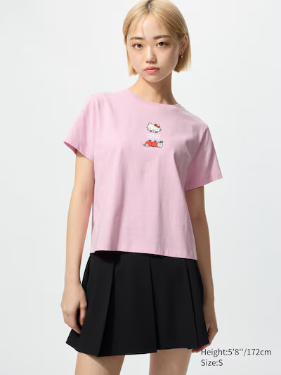 Sanrio characters UT Graphic T-ShirtColor: 11 PINKSize: WOMEN SXXSXSSMLXLXXLCheck my sizeGet help... | UNIQLO (US)