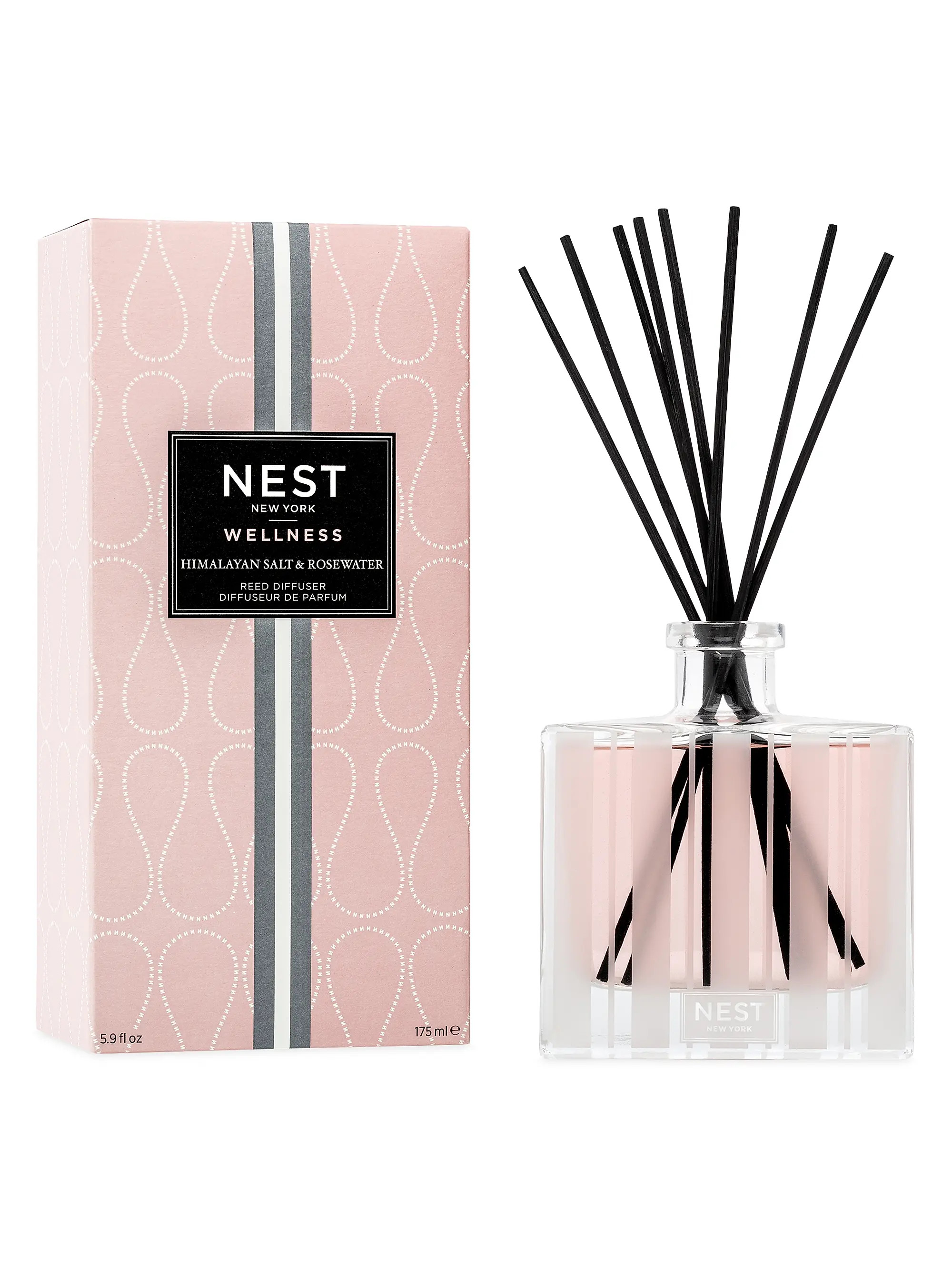 NEST New YorkWellness Himalayan Salt & Rosewater Reed Diffuser | Saks Fifth Avenue