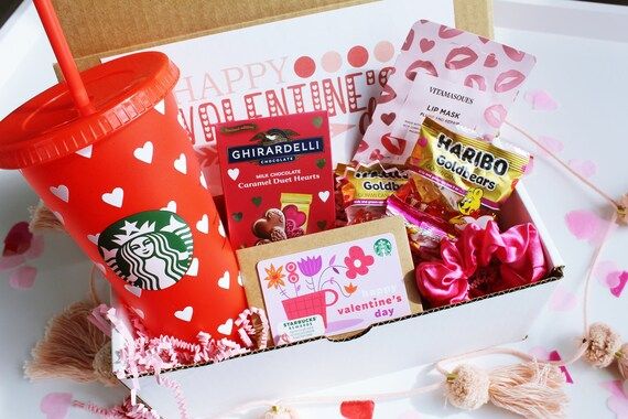 Starbucks Valentine's Day Gift Box  Starbucks Cup Gift | Etsy | Etsy (US)