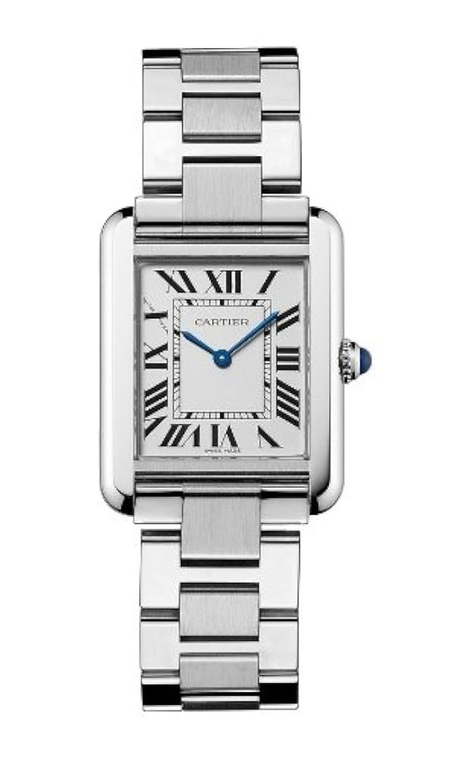 Cartier Women's W5200013 "Tank Solo" Stainless Steel Dress Watch | Amazon (US)