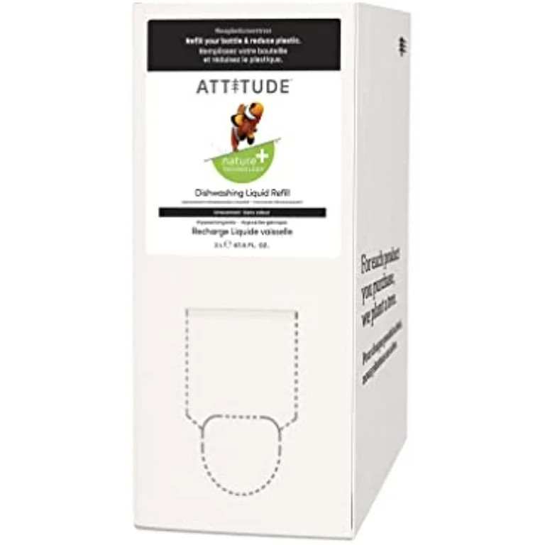 Attitude Liquid Dish Soap, Bulk Refill Format, Plant- And Mineral-Based Effective Formula, Hypoal... | Walmart (US)