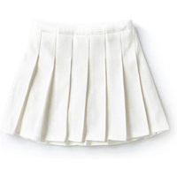 Minifalda patinadora estilo tenis con cremallera plisada y talle alto para niñas (Niños) -XX | Miravia ES