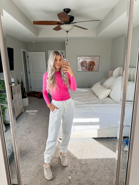 sweats are from last year so i linked this years version! in a size small. shirt in a size small. tts in shoes 

#LTKshoecrush #LTKSpringSale #LTKstyletip