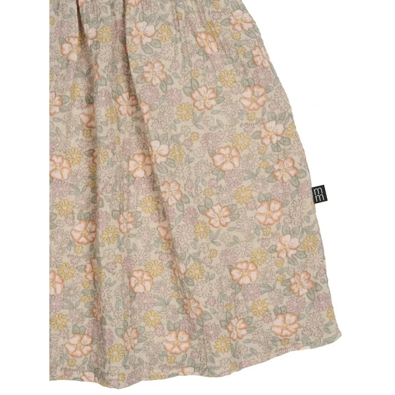 Modern Moments by Gerber Baby and Toddler Girl Puff Sleeve Dress, Sizes 12M-5T - Walmart.com | Walmart (US)