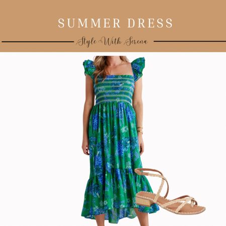 Summer dress, beach dress, resort wear, floral dress, sandals 

#LTKStyleTip #LTKSeasonal #LTKFindsUnder100