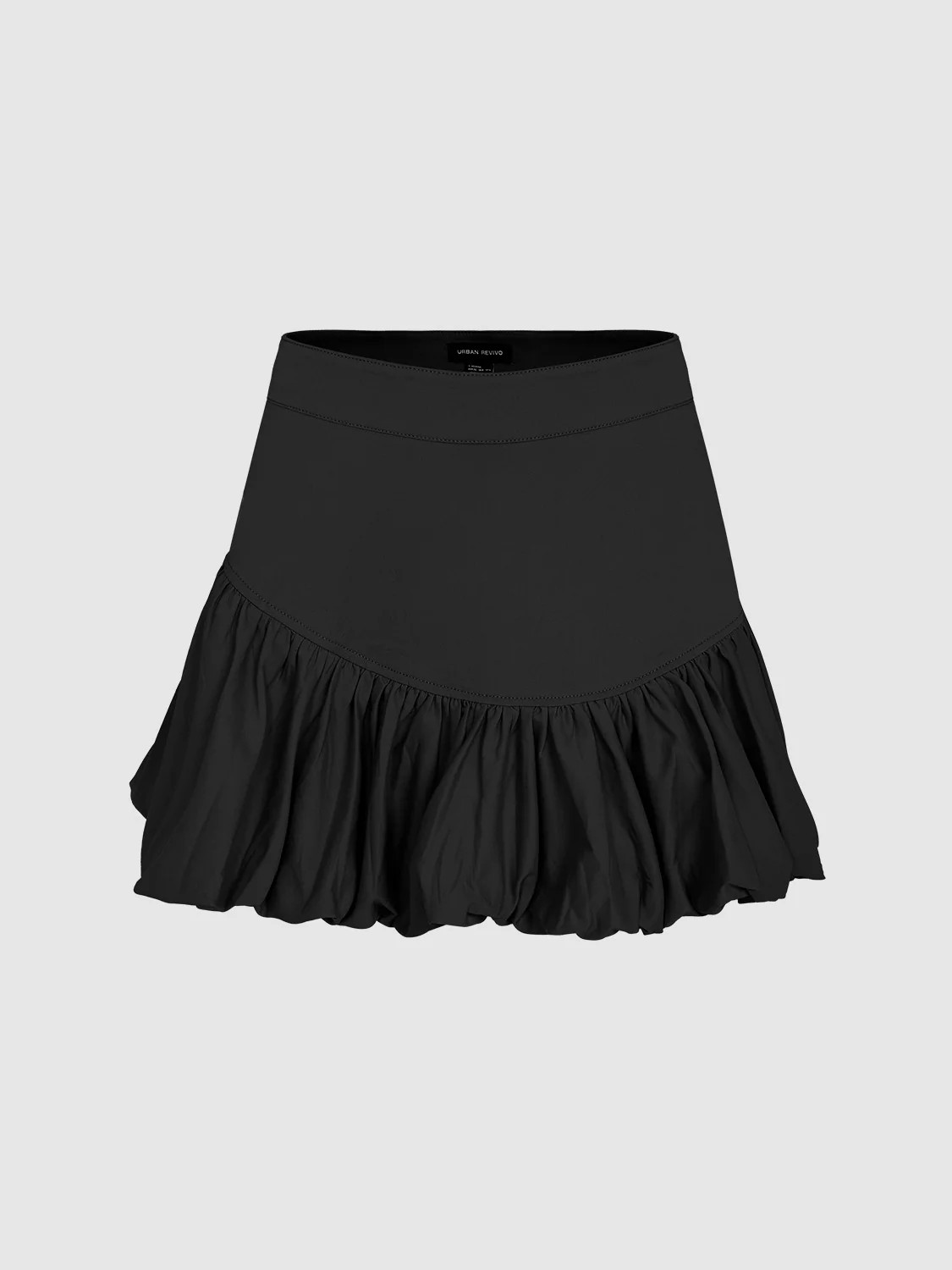 Elastic Waist Mini A-Line Skirt | Urban Revivo