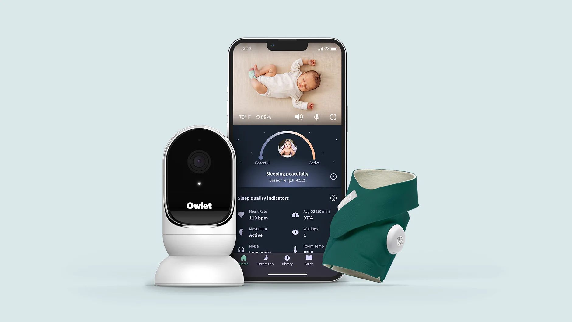 Shop Owlet Dream Duo - Baby Foot Monitor and Baby Camera | Owlet