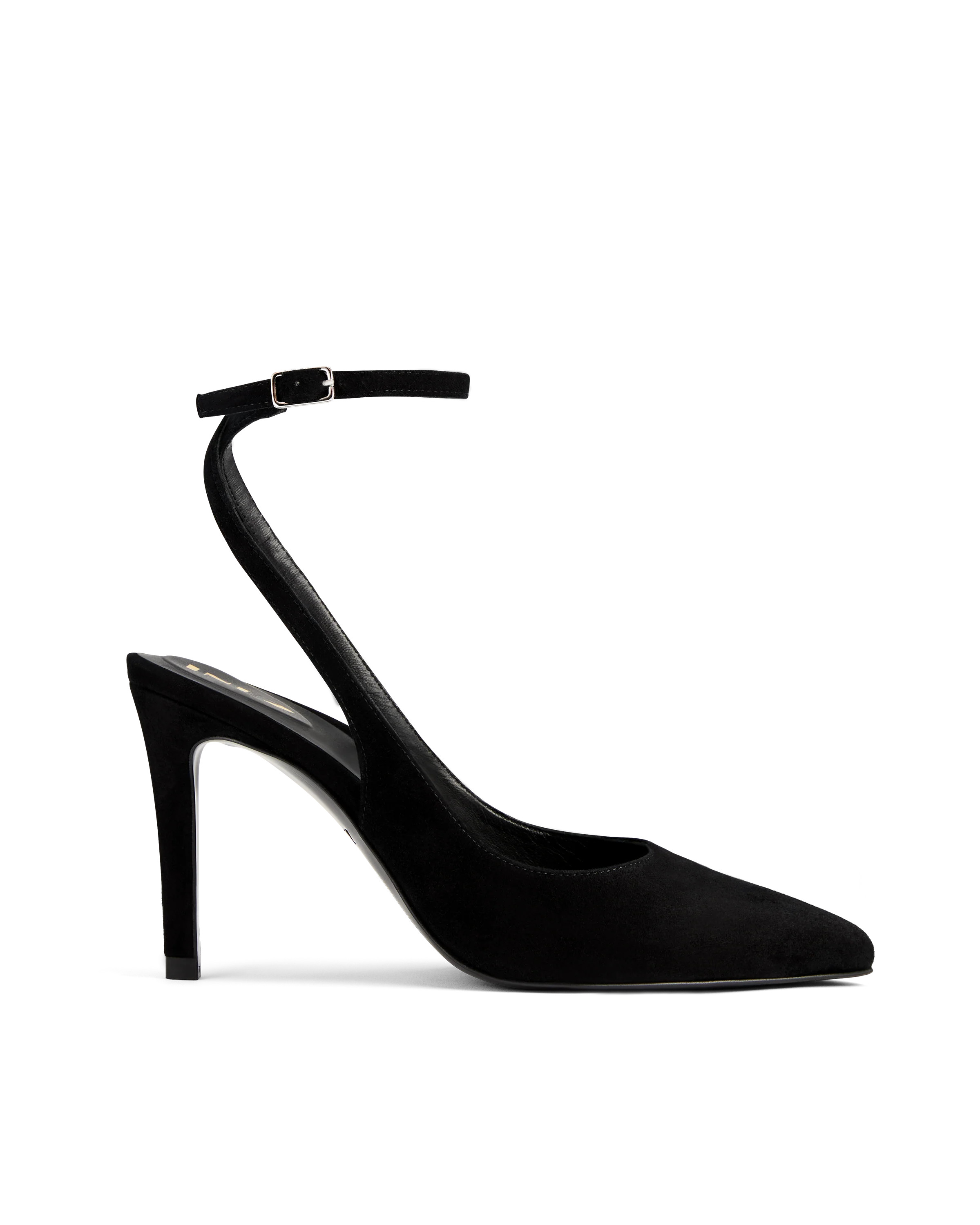 Portia: Black Suede | Inez Shoes, LLC