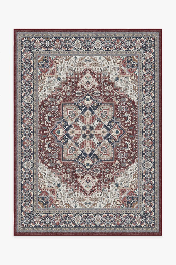 Hendesi Heriz Bordeaux Rug | Ruggable