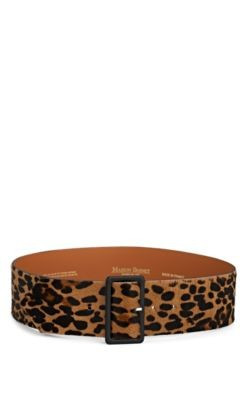 Maison Boinet Leopard-Spotted Calf Hair Belt | Barneys New York | Barneys New York (Global)