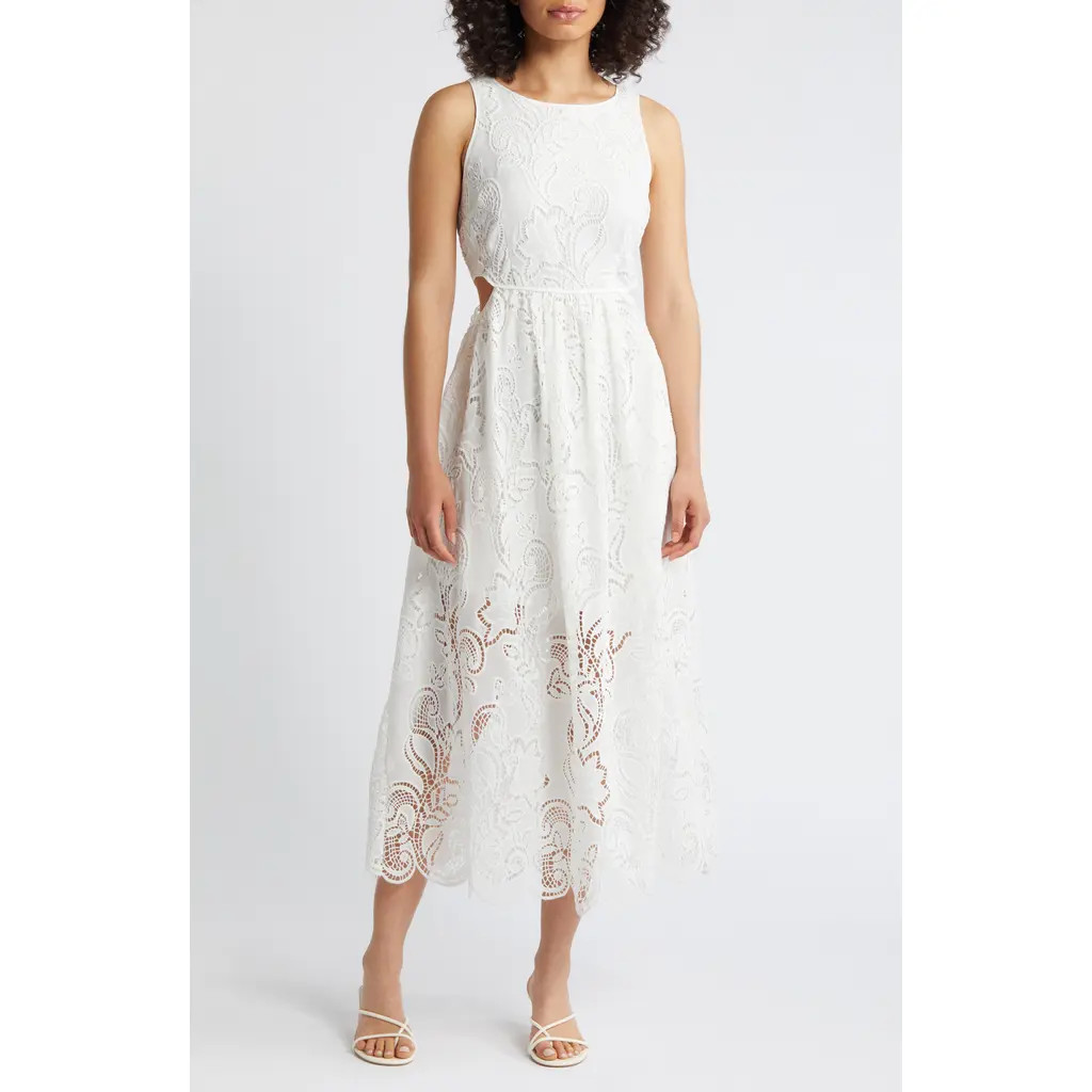 Bouquet Eyelet Maxi Dress | Nordstrom