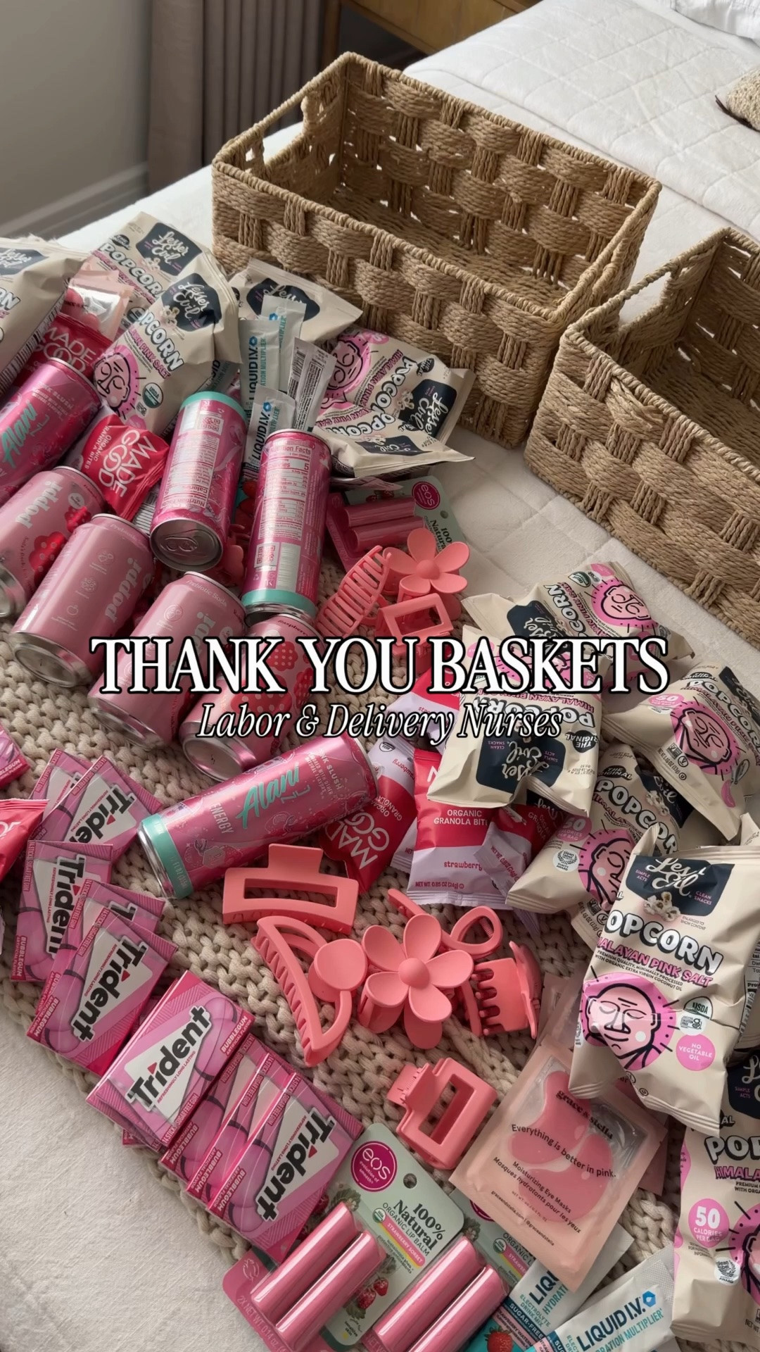 Labor and delivery nurse thank you baskets!

#pregnancy #laboranddelivery #nursebaskets