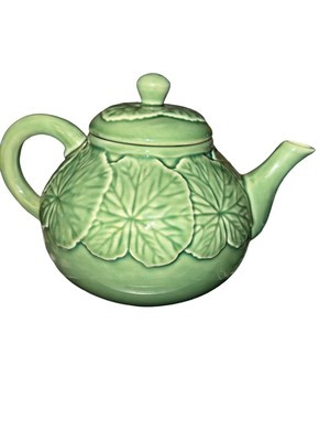 Bordallo Pinheiro Green Cabbageware Teapot  | eBay | eBay US