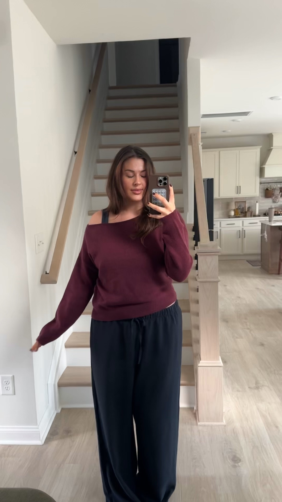 Large sweater and XL pants

#LTKootd