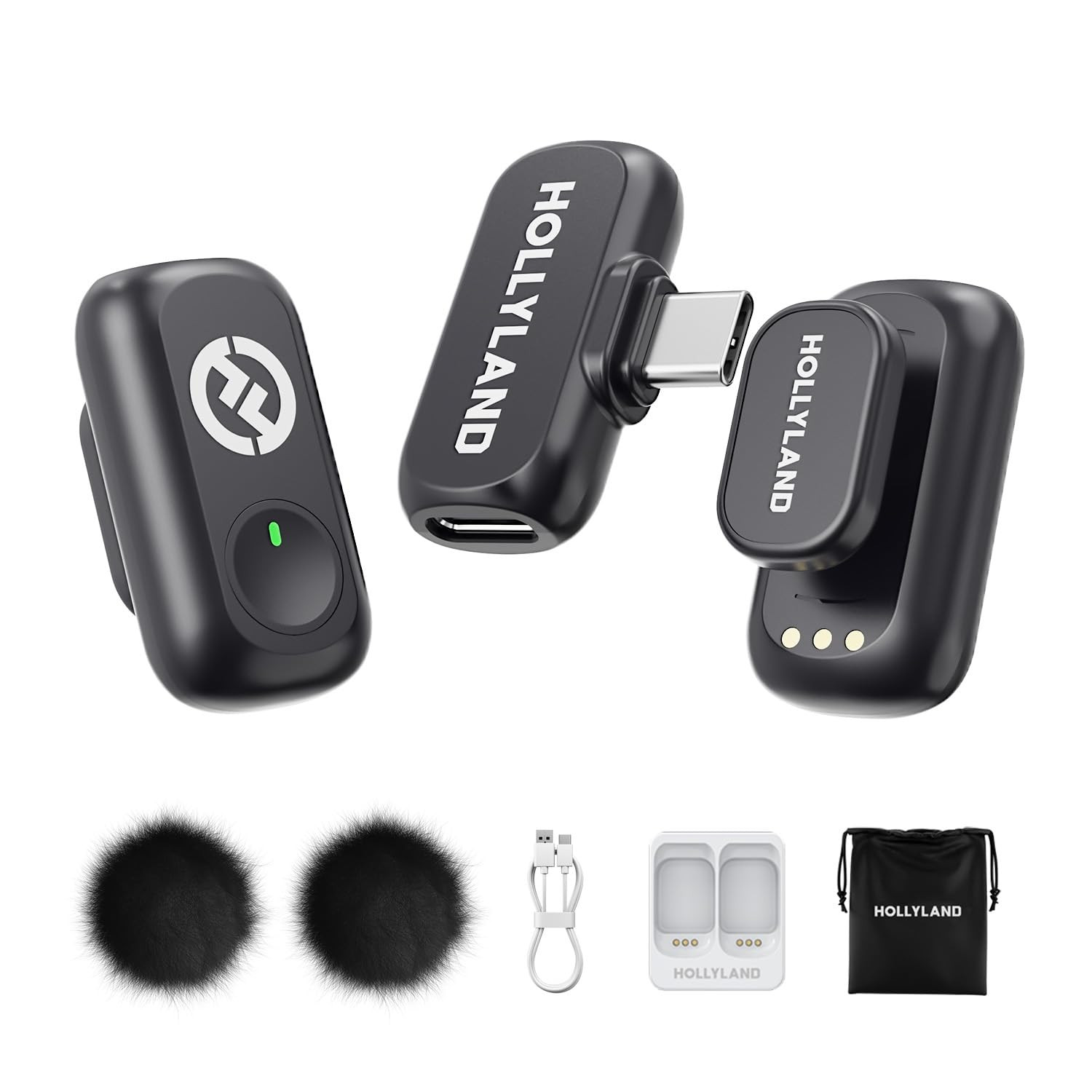 Hollyland Lark A1 Wireless Microphone for iPhone 17/16/15 & Android, 48kHz/24-bit, 3-Level Intell... | Amazon (US)