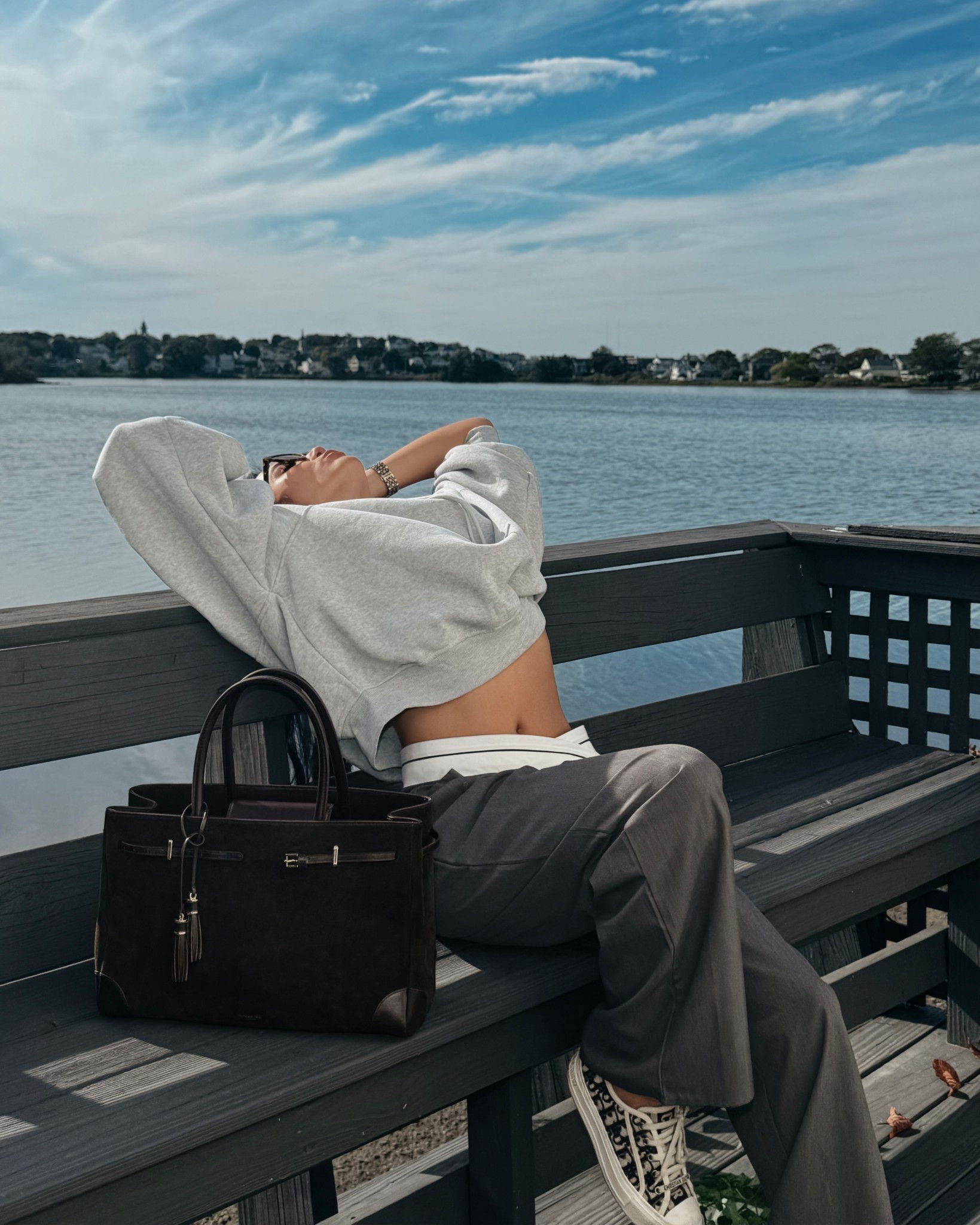 Not all the Fall is brown. Sometimes can be blue. 🩵

#LTKItBag #LTKSeasonal #LTKSaleAlert