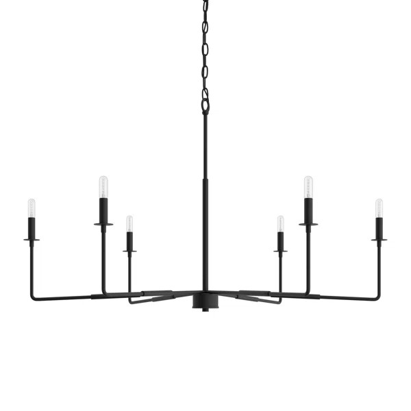 Alysa 6 Light Metal Dimmable Chandelier | Wayfair North America