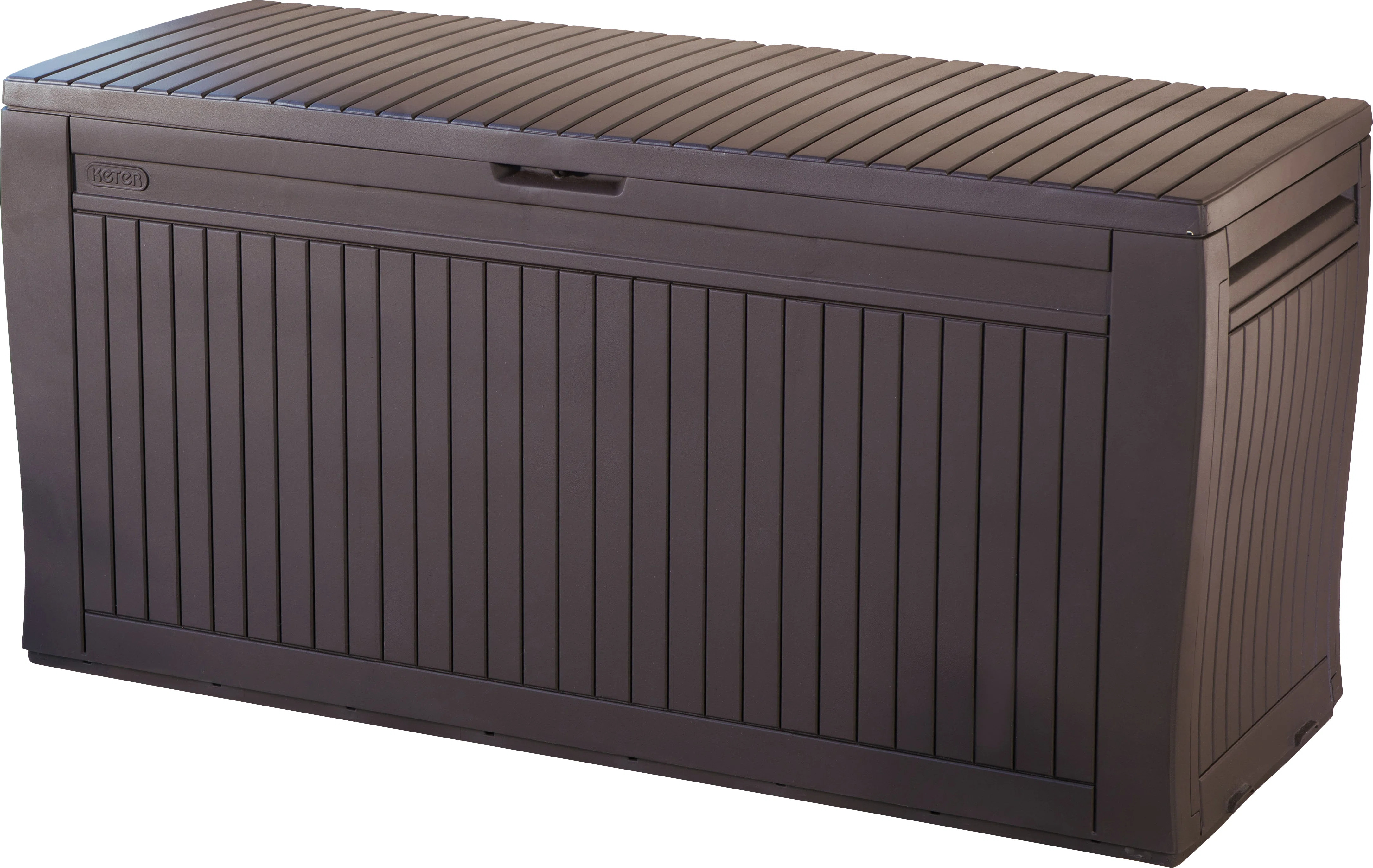 Keter Comfy 71 Gallon Durable Resin Outdoor Storage and Organization Deck Box Ideal For Garden Pa... | Wayfair North America
