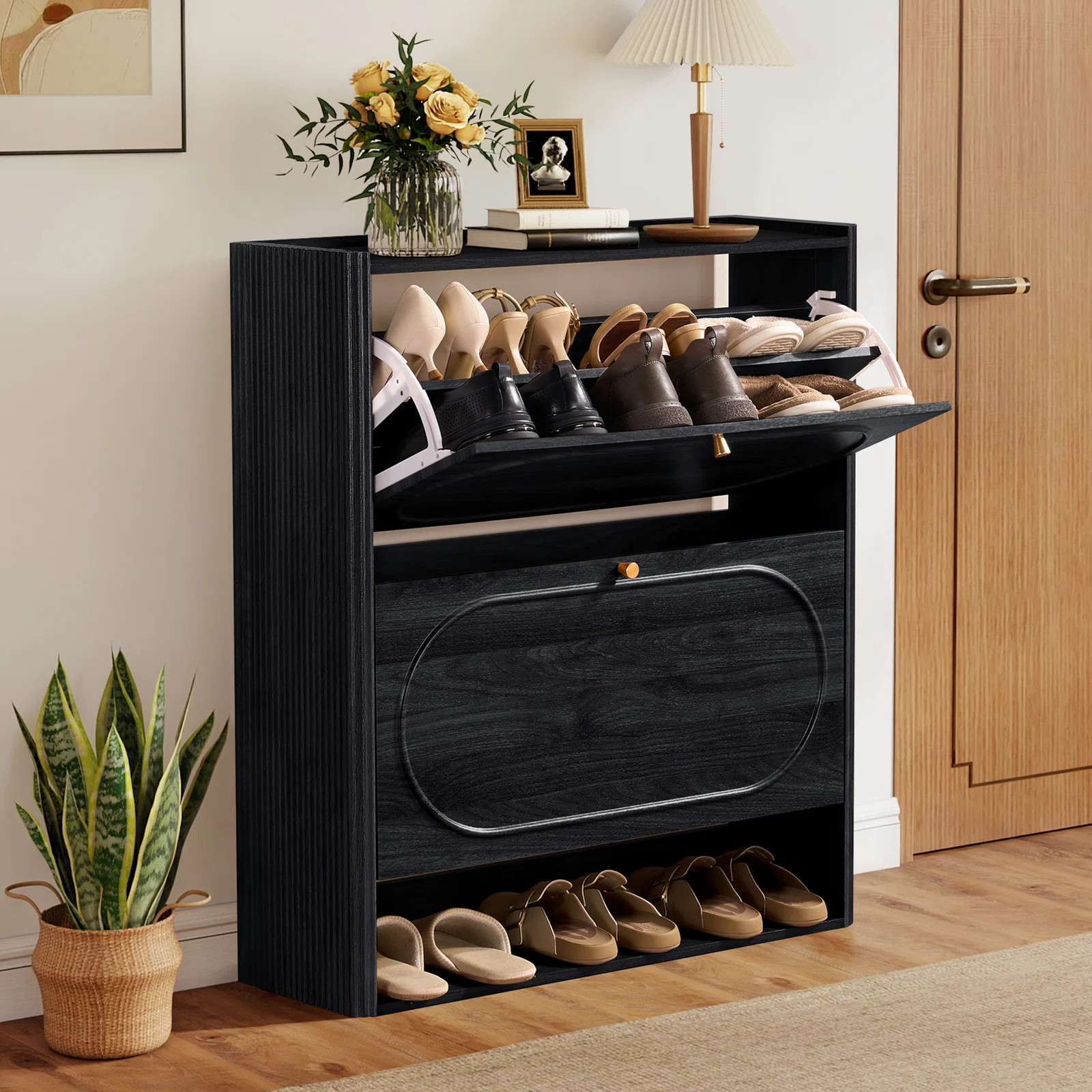 20 Pair Shoe Storage Cabinet | Wayfair North America