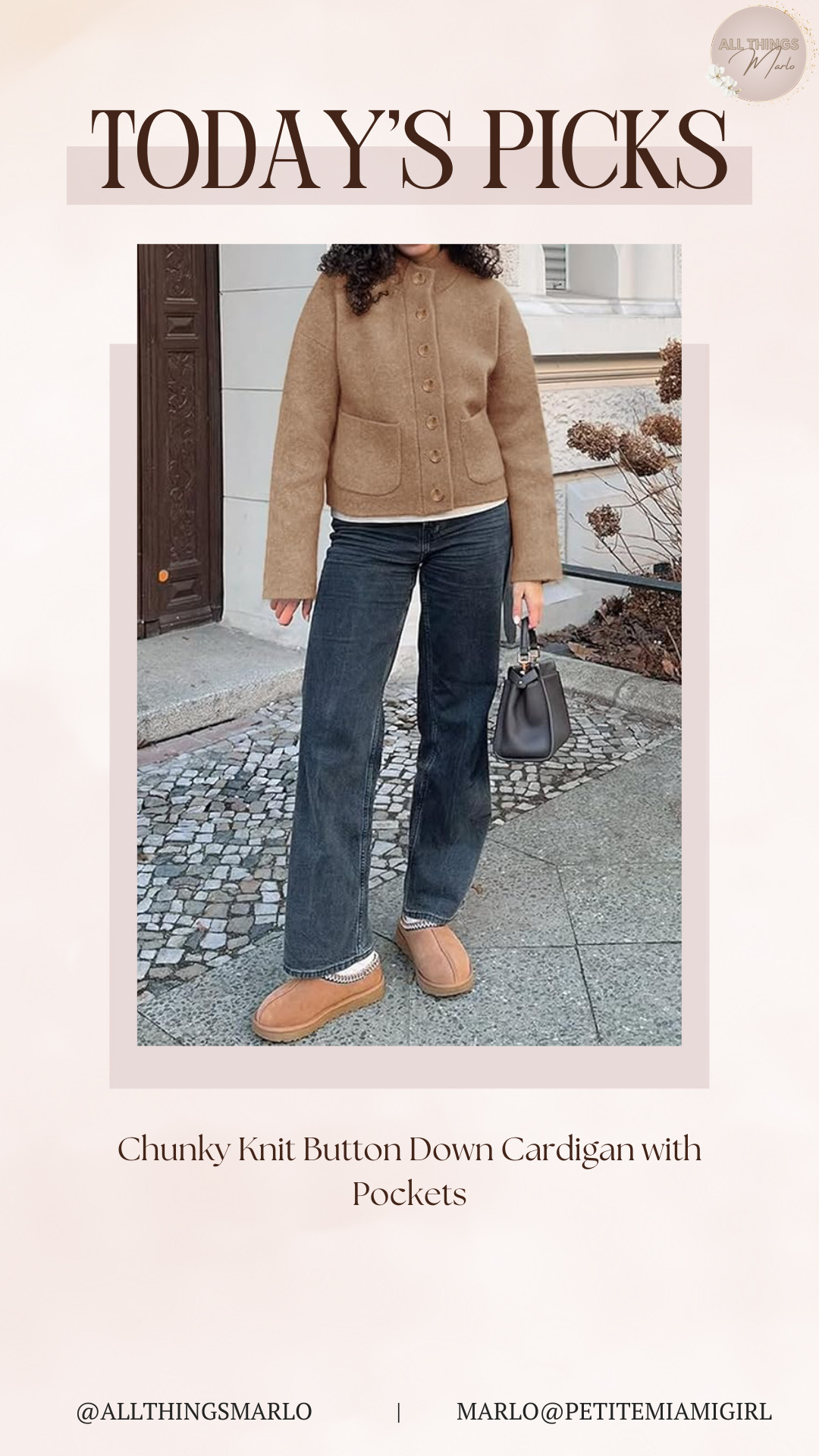 Chunky Knit Button Down Cardigan with Pockets 

 #LTKHoliday #LTKSeasonal #LTKOver40