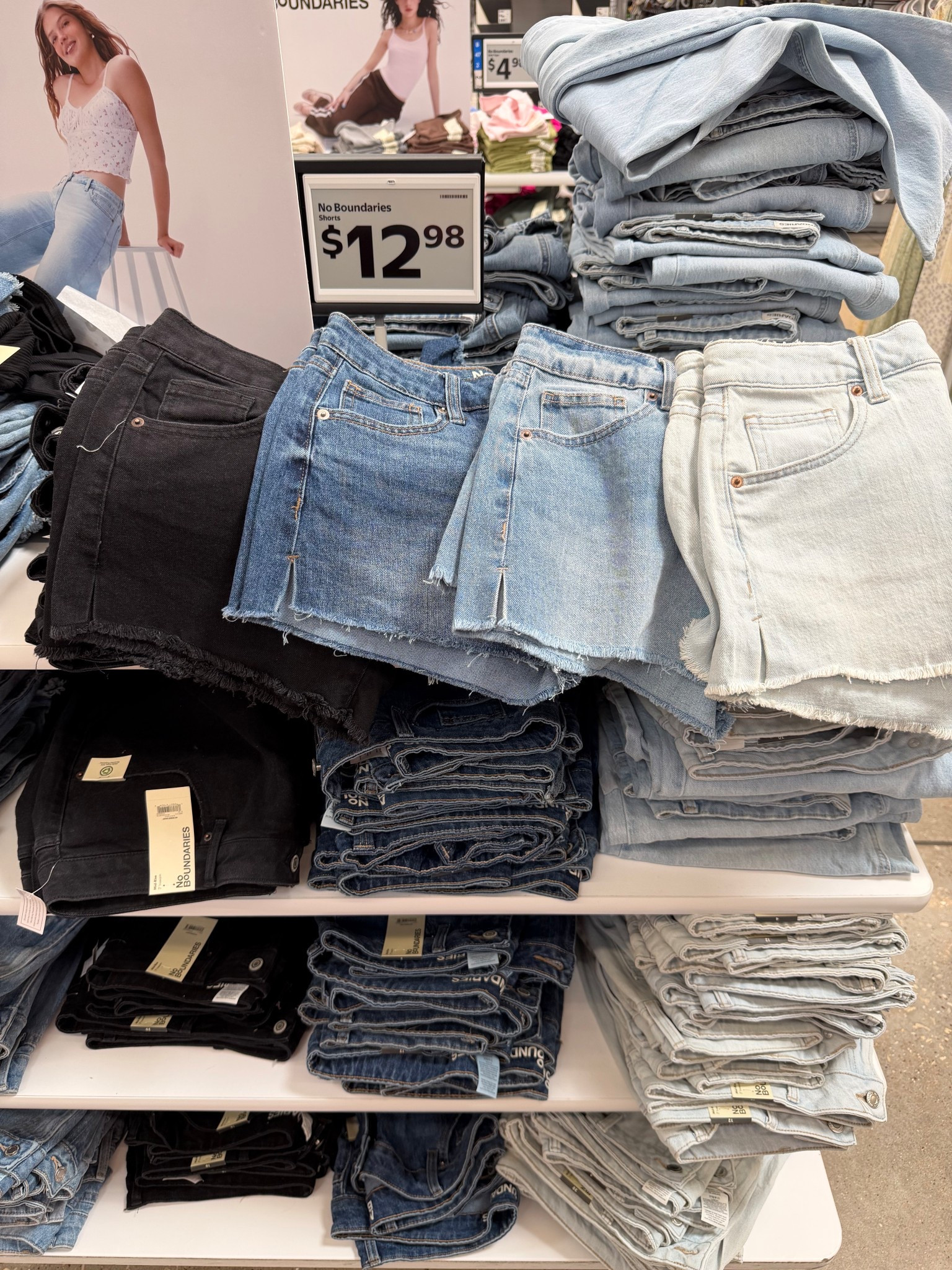 New Walmart denim shorts!