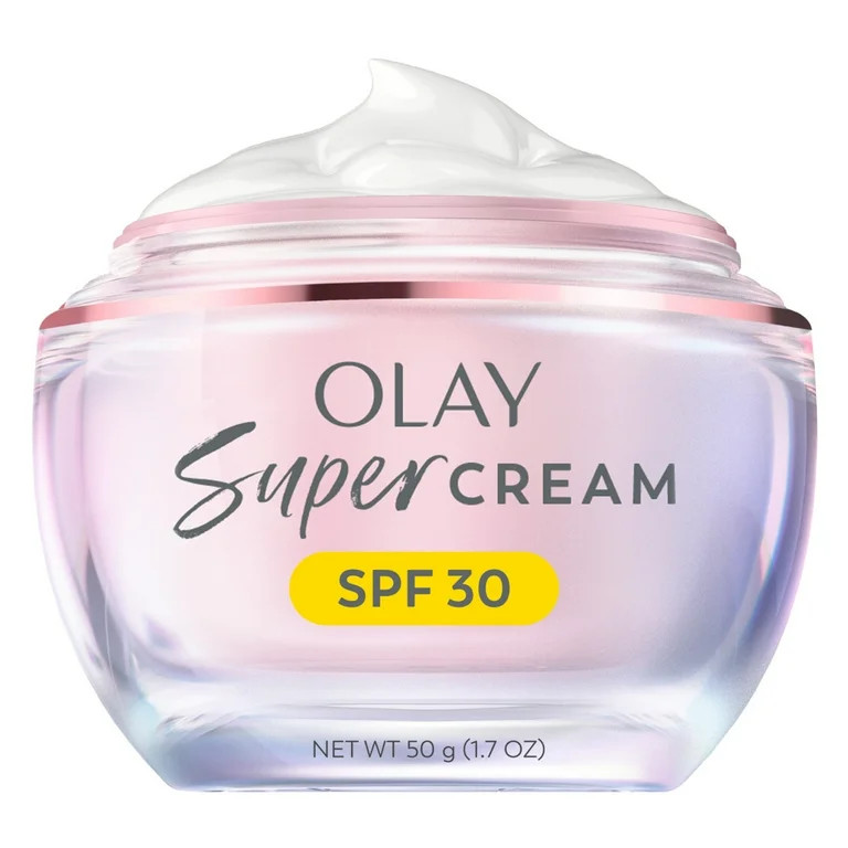 Olay Super Cream with Sunscreen SPF 30, Lightweight Face Moisturizer with Sun Protection, 5-in-1 ... | Walmart (US)