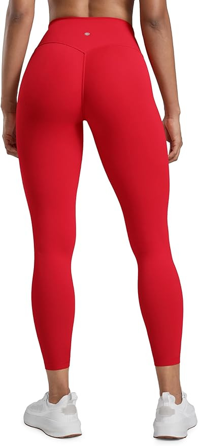 CRZ YOGA Secretsculpt Butterlift Workout Leggings 25" - No Front Seam High Waisted Womens Yoga Pa... | Amazon (US)