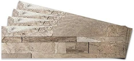 Tic Tac Tiles Peel and Stick Self Adhesive Removable Stick On Kitchen Backsplash Bathroom 3D Ston... | Amazon (US)