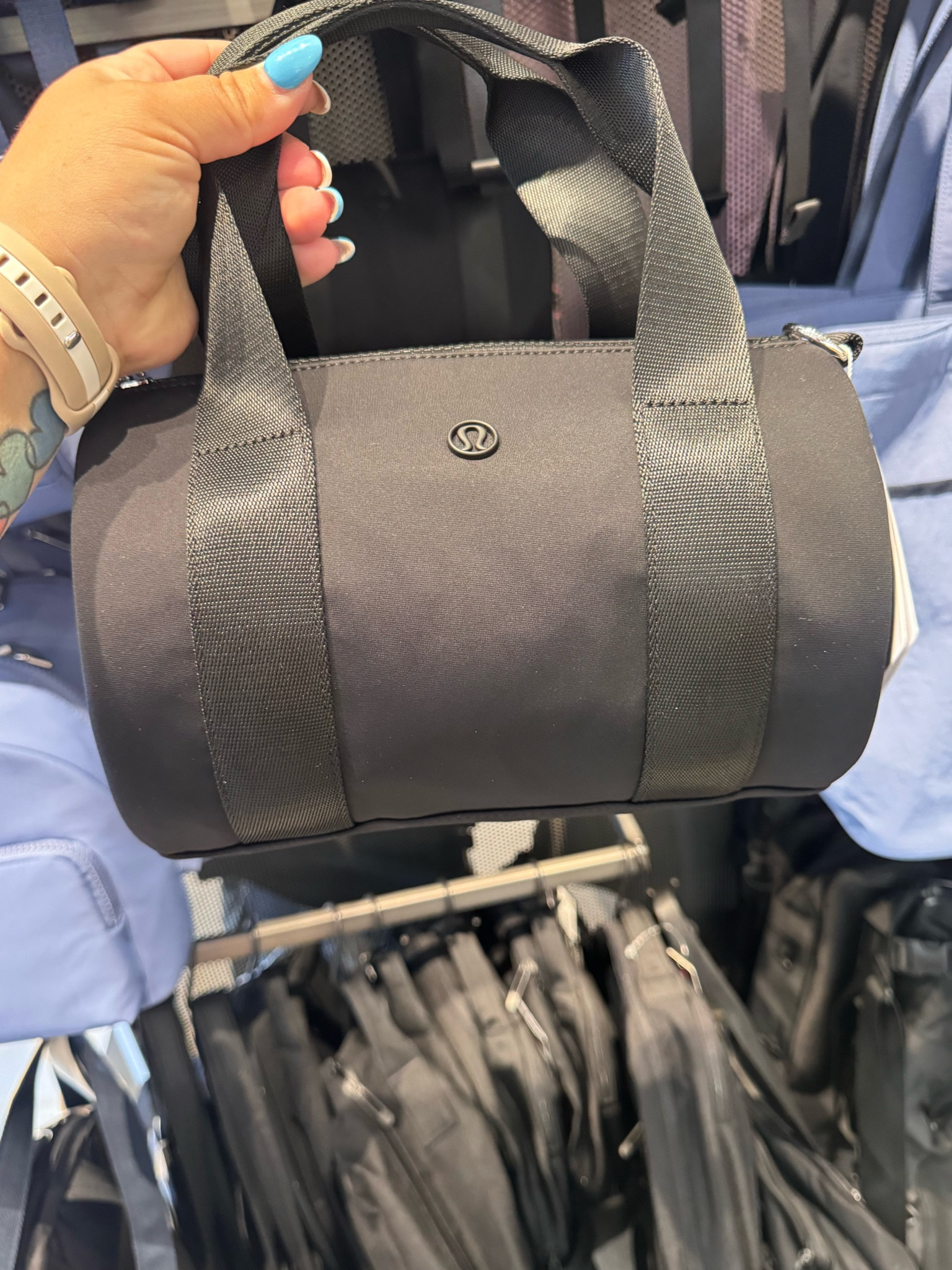 lululemon☆バレルバッグ☆Knit Nylon Mini Barrel Duffle bag Knit Nylon Mini Barrel Duffle Bag 5L | Men's Bags,Purses