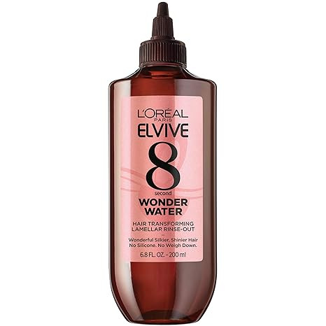 L’Oreal Paris Elvive 8 Second Wonder Water Lamellar, Rinse out Moisturizing Hair Treatment for ... | Amazon (US)