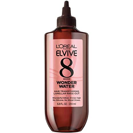 Amazon.com: L’Oreal Paris Elvive 8 Second Wonder Water Lamellar, Rinse out Moisturizing Hair Tr... | Amazon (US)