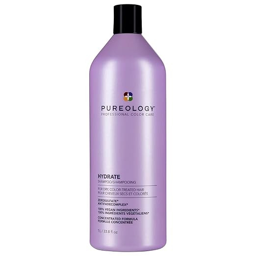 Pureology Hydrate Moisturizing Shampoo | Softens and Deeply Hydrates Dry Hair | For Medium to Thi... | Amazon (US)