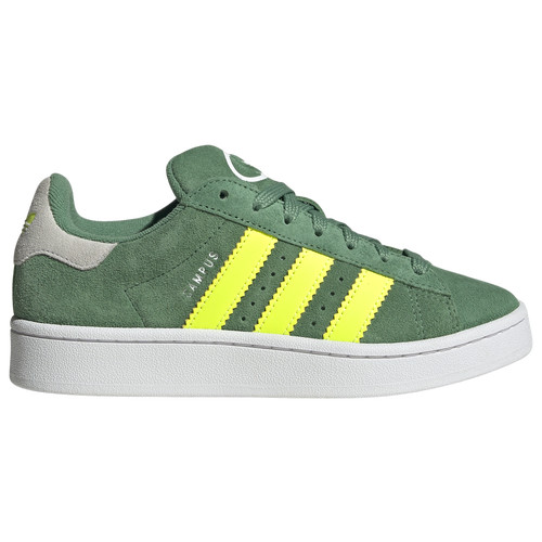 adidas Originals Boys adidas Originals Campus 00s - Boys' Grade School Shoes Cloud White/Solar Yellow/Preloved Green Size 07.0 | Foot Locker (US)