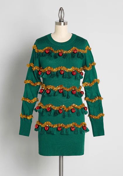 Oh! Christmas Me Sweater Dress | ModCloth